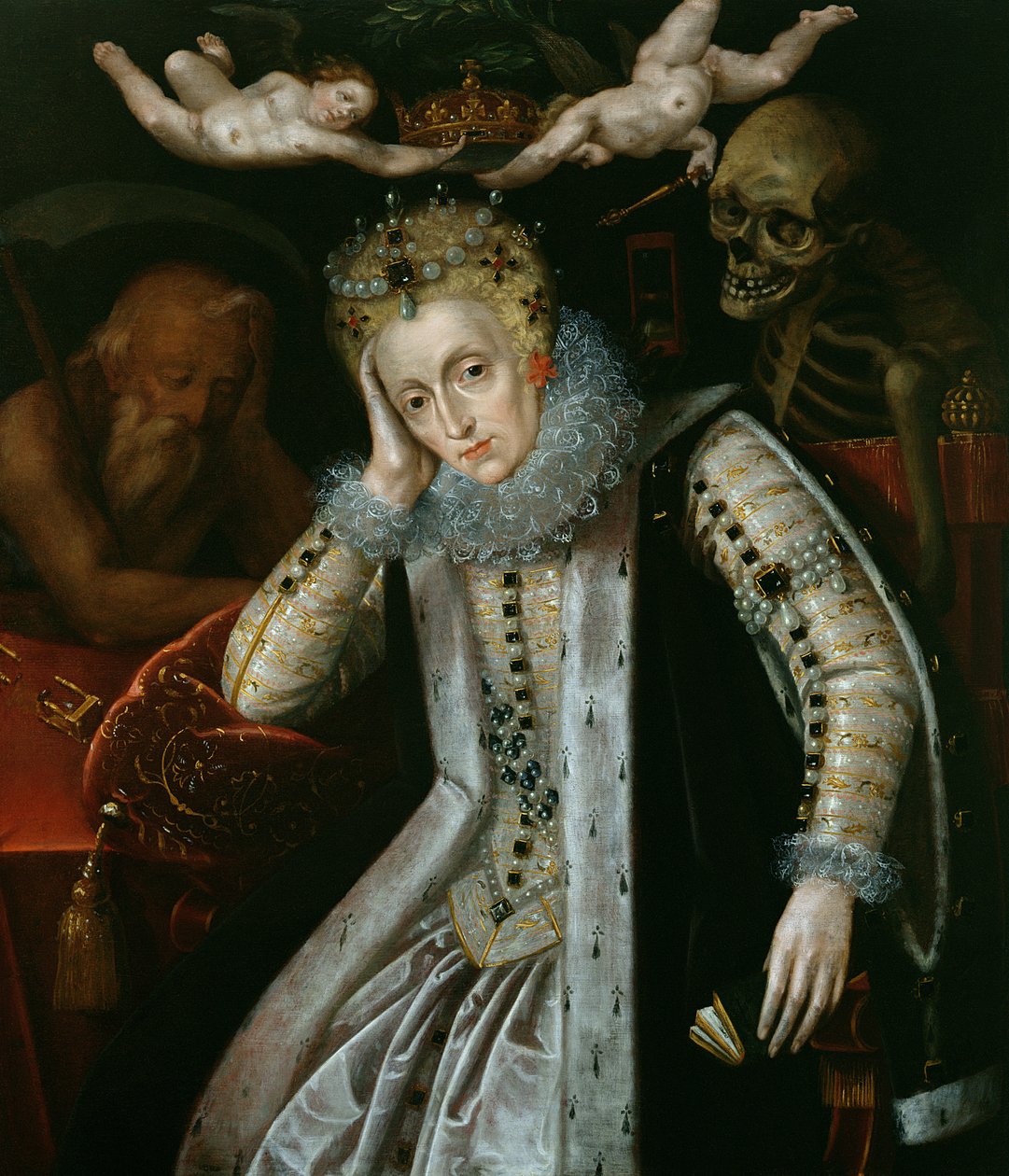 Rainha Elizabeth I (1538-1603) na velhice, c.1610 de English School