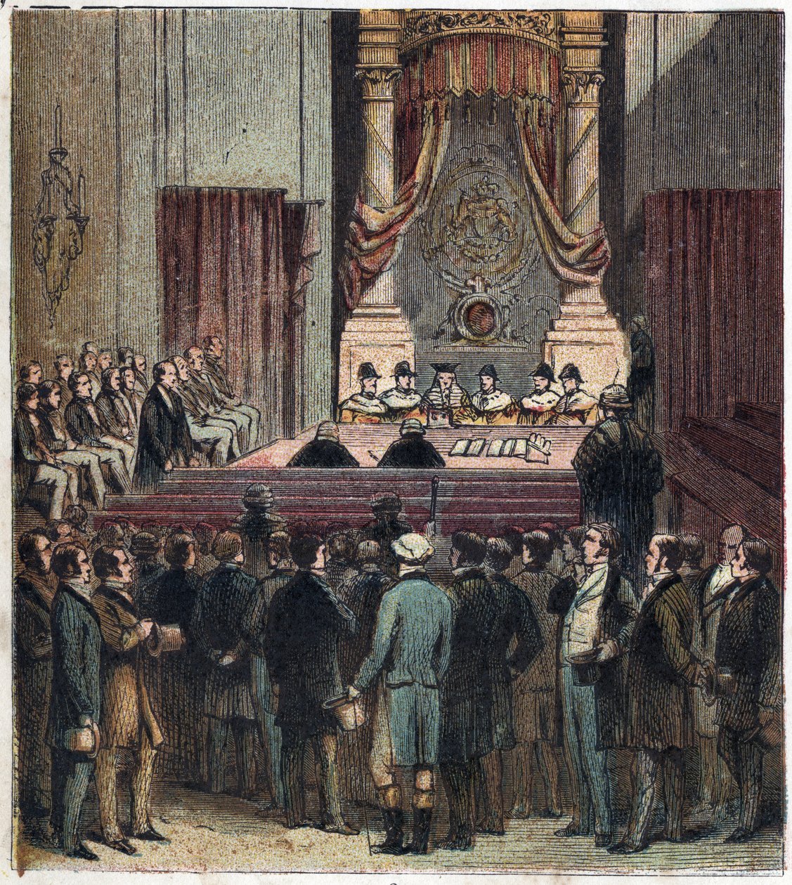 Lei da Reforma: Lord Grey, o novo primeiro-ministro, apresentou a Lei de Reforma ao Parlamento em 1832. O "Baile da Reforma". de English School