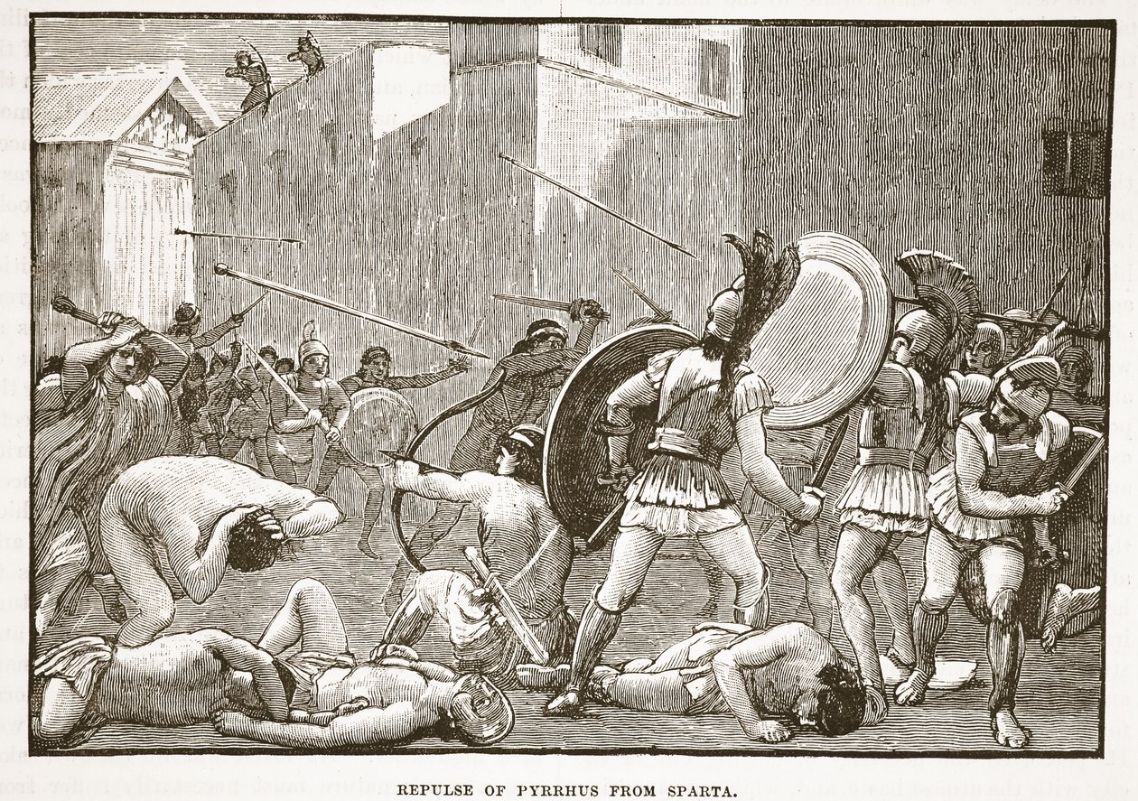 Repulsa de Pirro de Esparta de English School