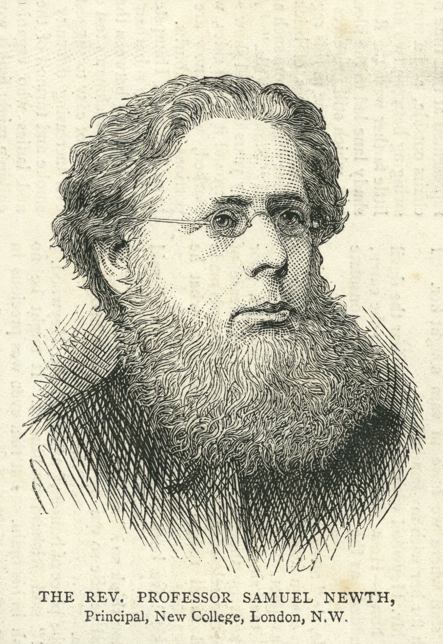 Rev Samuel Newth (1821-1898), ilustração do gráfico 10 de julho de 1875 de English School