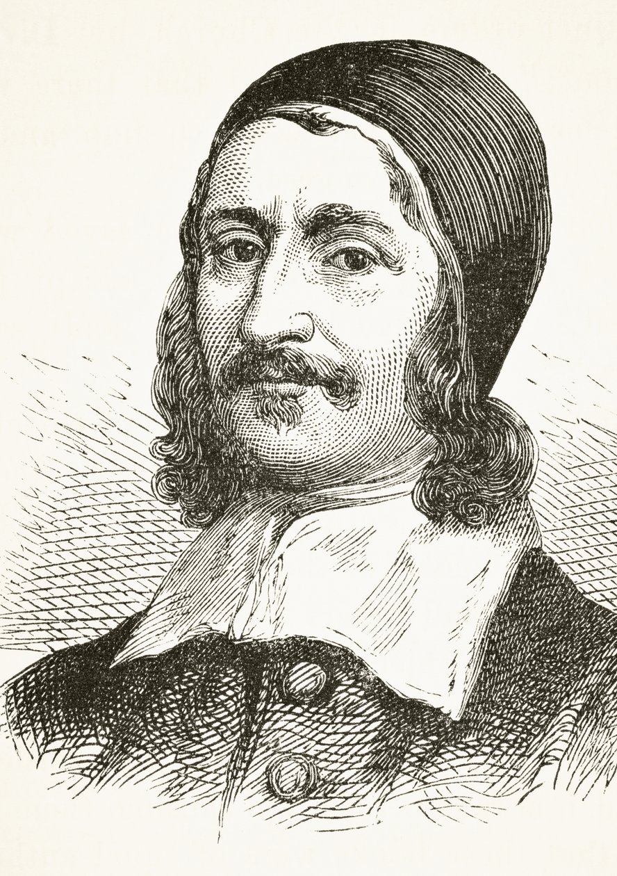 Richard Baxter, de "A História Nacional e Doméstica da Inglaterra", de William Hickman Smith Aubrey (1858-1916) publicou Londres, c.1890 de English School
