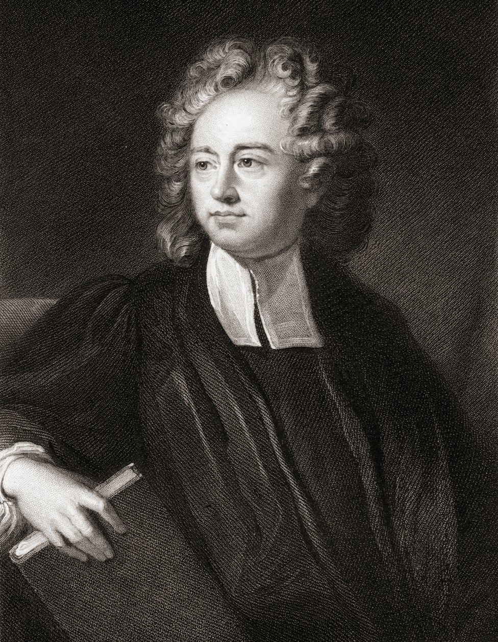 Richard Bentley (1662-1742) da Gallery of Paintings, publicado em 1833 de English School
