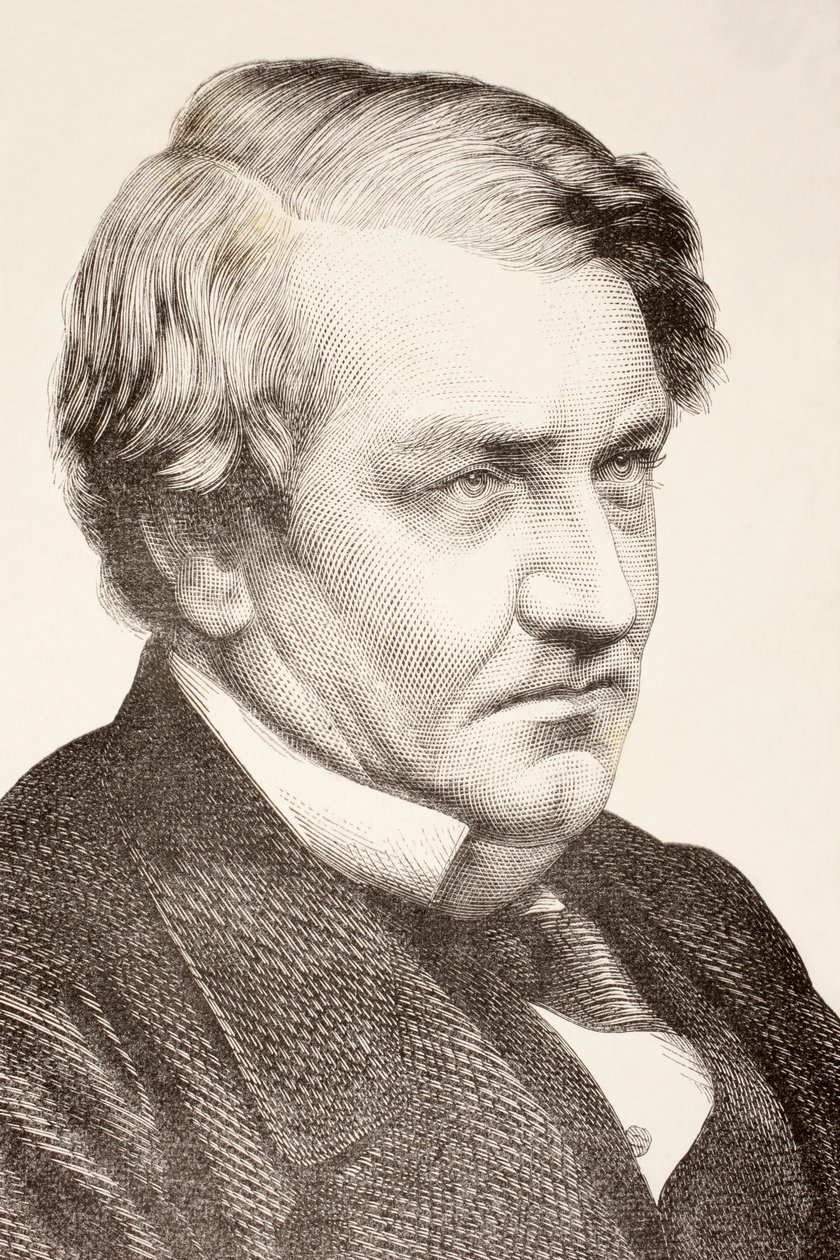 Richard Bourke (litografia) de English School