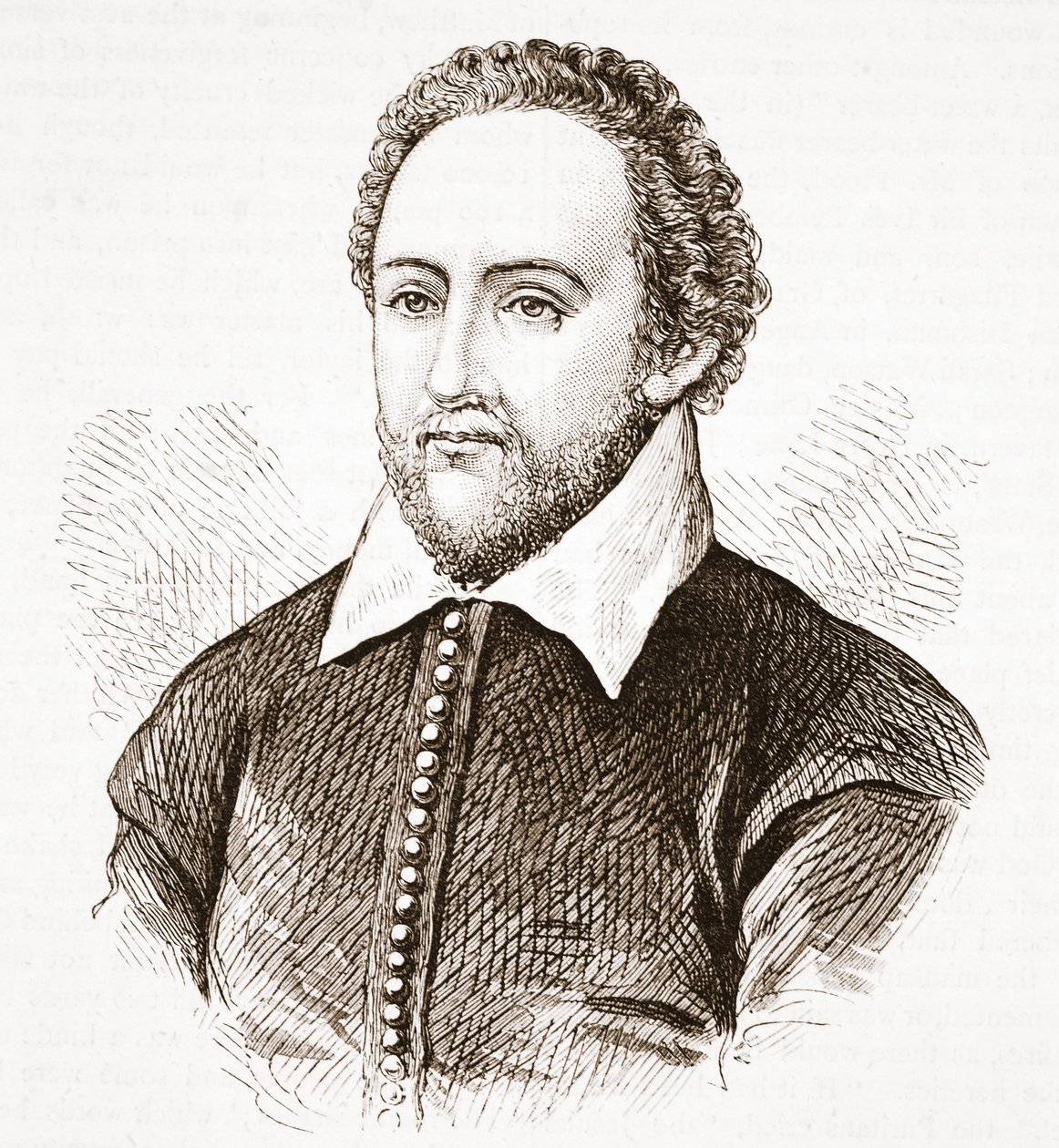 Richard Burbage, do retrato original em Dulwich College de English School