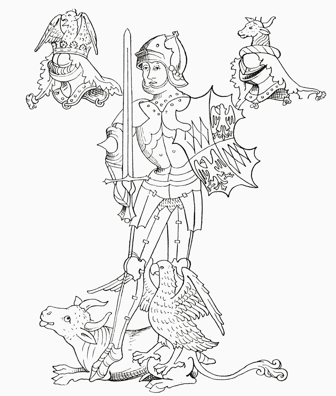 Richard Neville, de "Uma Breve História do Povo Inglês", de JR Green, publicado em 1893 de English School