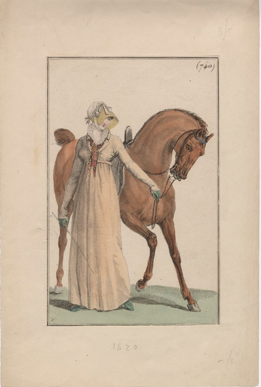 Vestido de equitação, c.1806 de English School