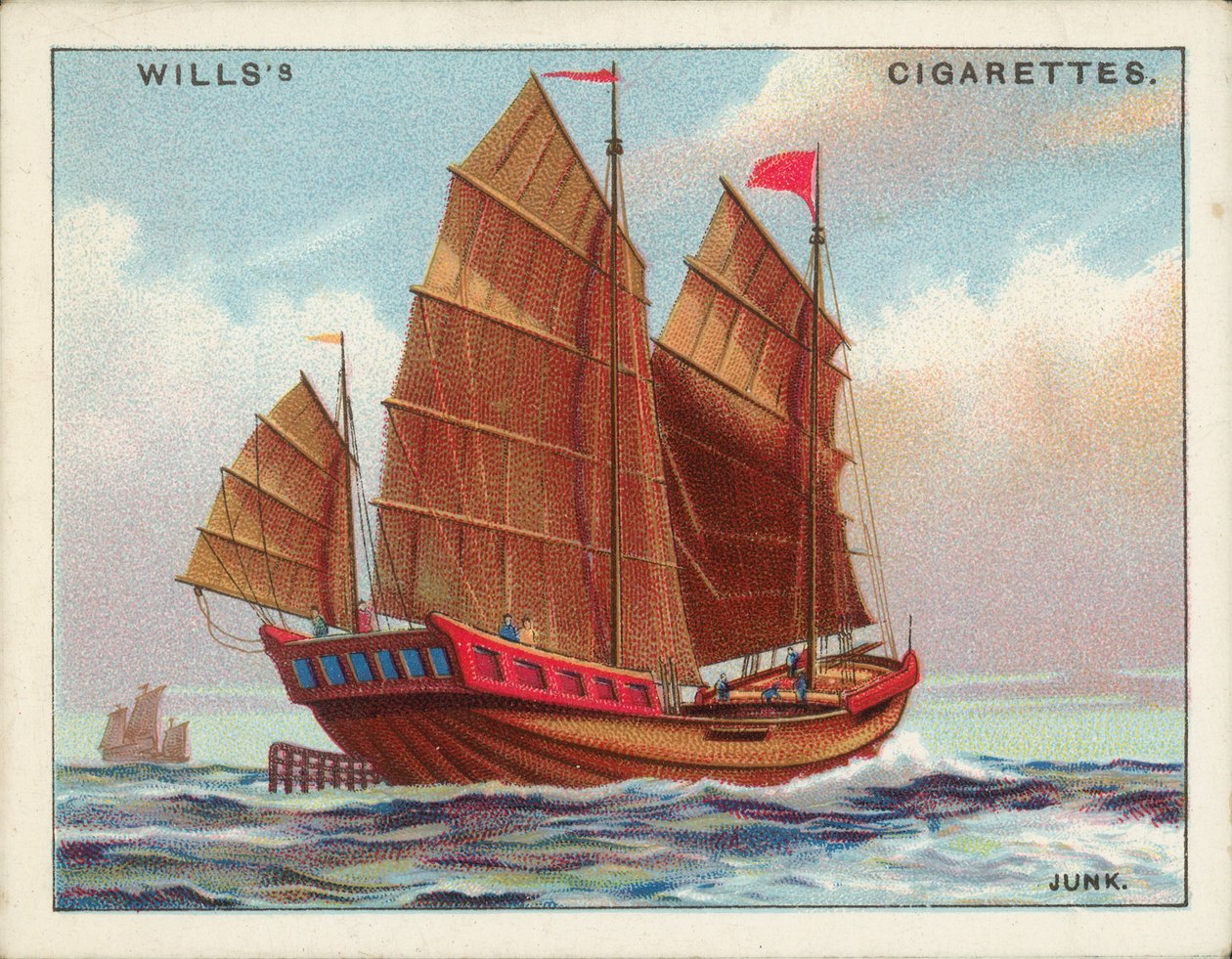 Plataformas de navios: Lixo (litografia a cores) de English School