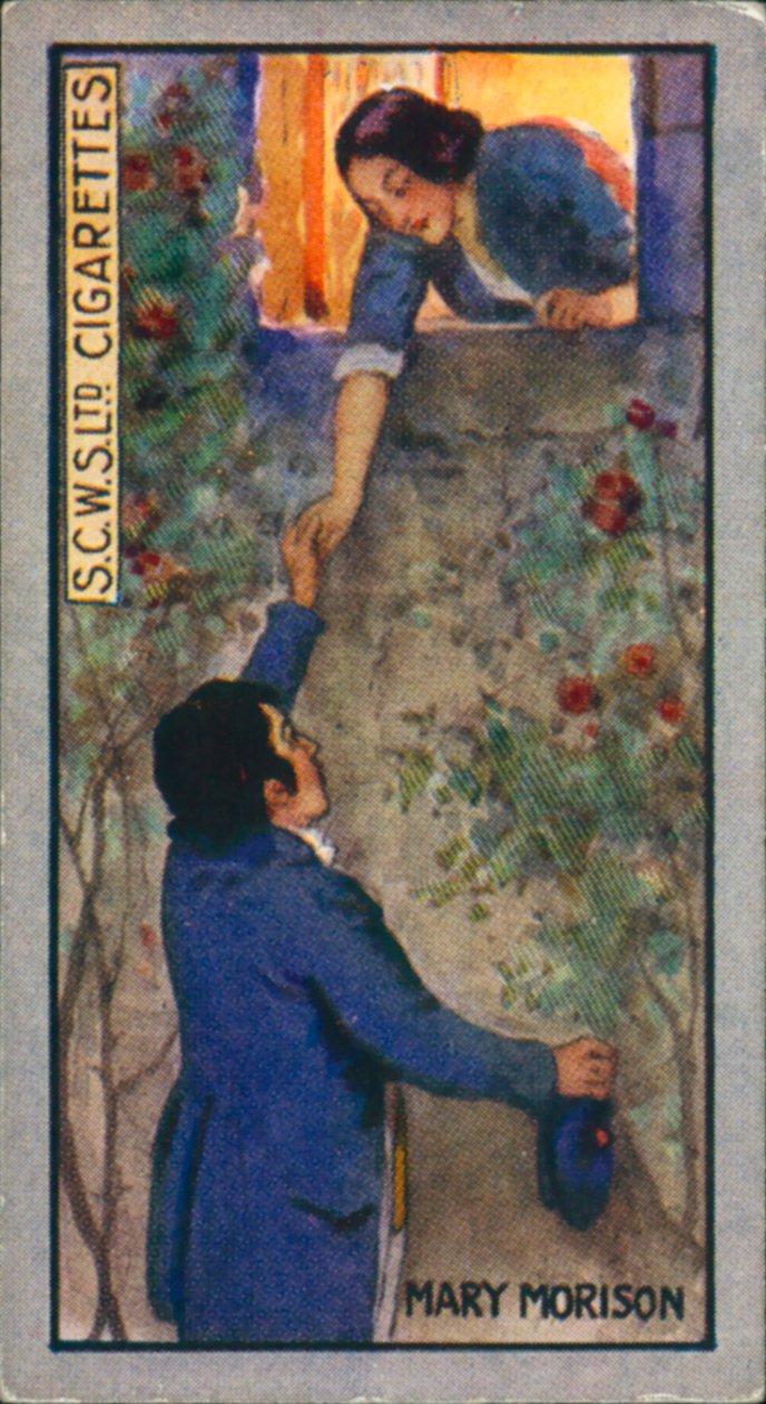 Robert Burns: Mary Morison (litografia a cores) de English School