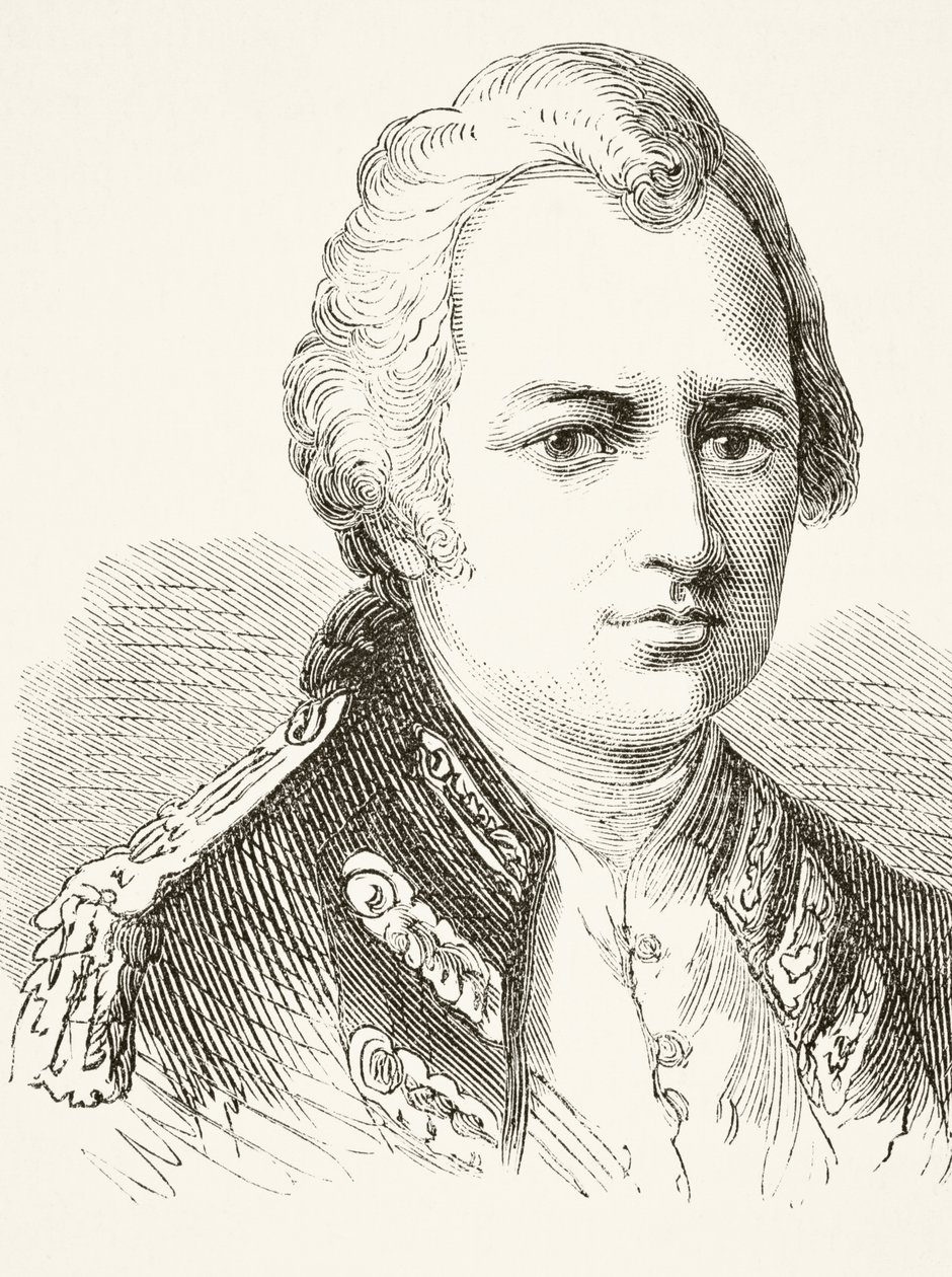 Robert Clive, 1º Barão Clive de Plassey, de "A História Nacional e Doméstica da Inglaterra" por William Hickman Smith Aubrey (1858-1916) publicou Londres, c.1890 (lito) de English School