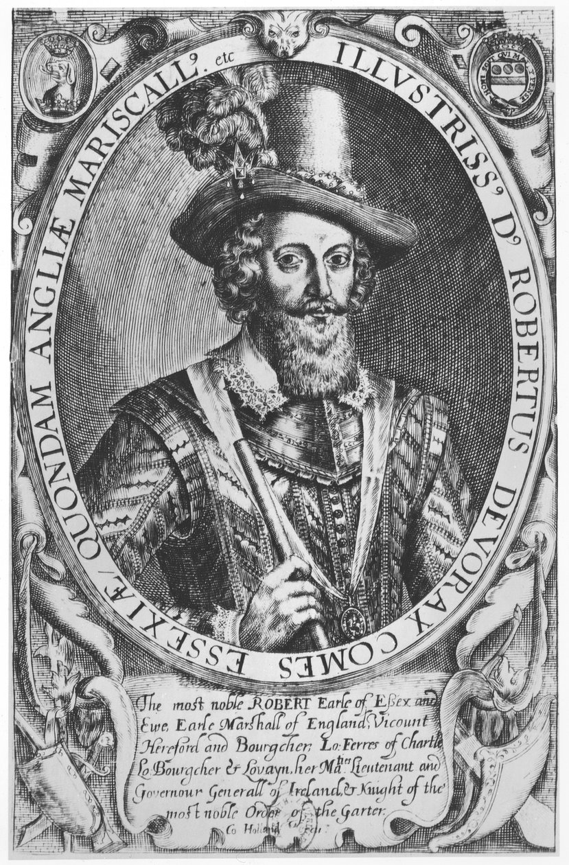 Robert Devereux, 2º Conde de Essex (gravura) de English School