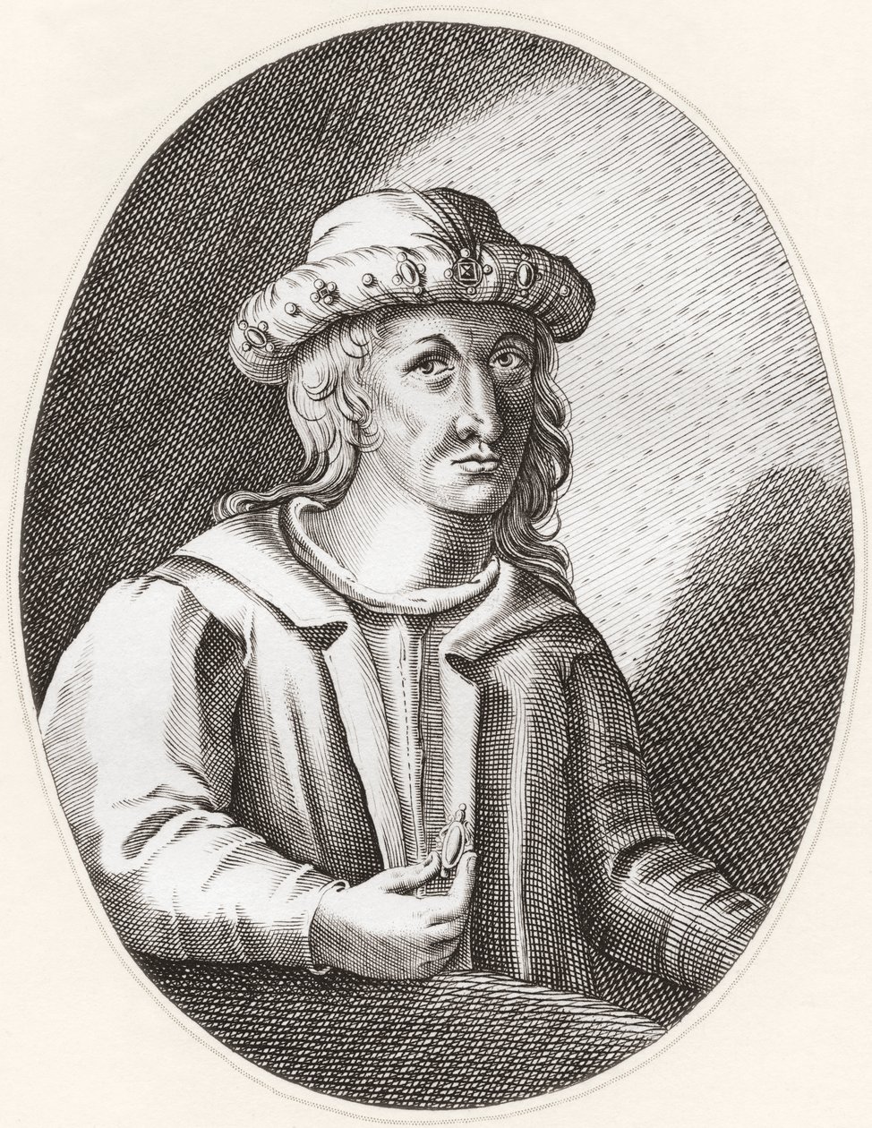 Robert III da Escócia, nascido John Stewart, conhecido como Conde de Carrick de English School