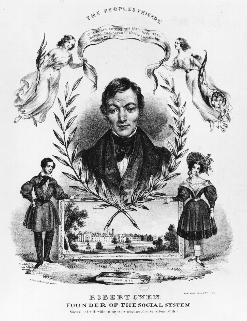 Robert Owen (1771-1858) de English School