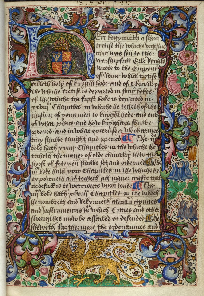 Real 18 d.C. XII fol.1 Inicial 