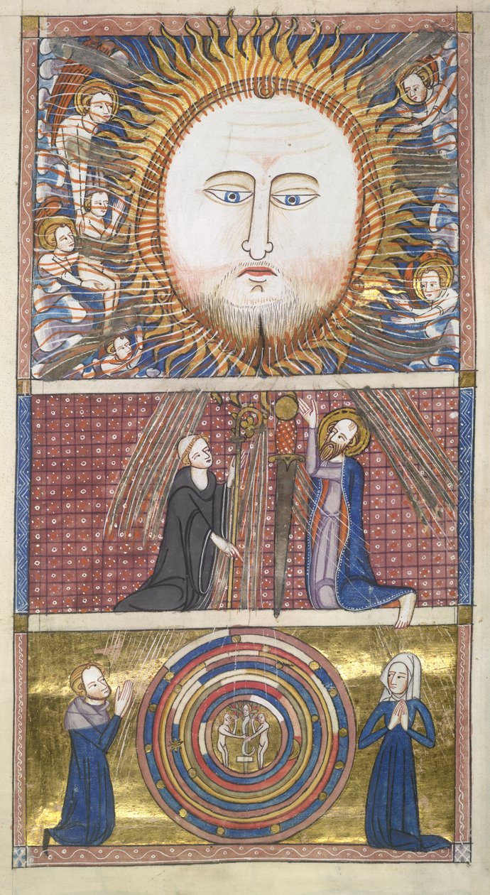Royal 6 E. VI fol.16 Cristo o Sol atrai almas, de Ome Bonum de James le Palmer de English School