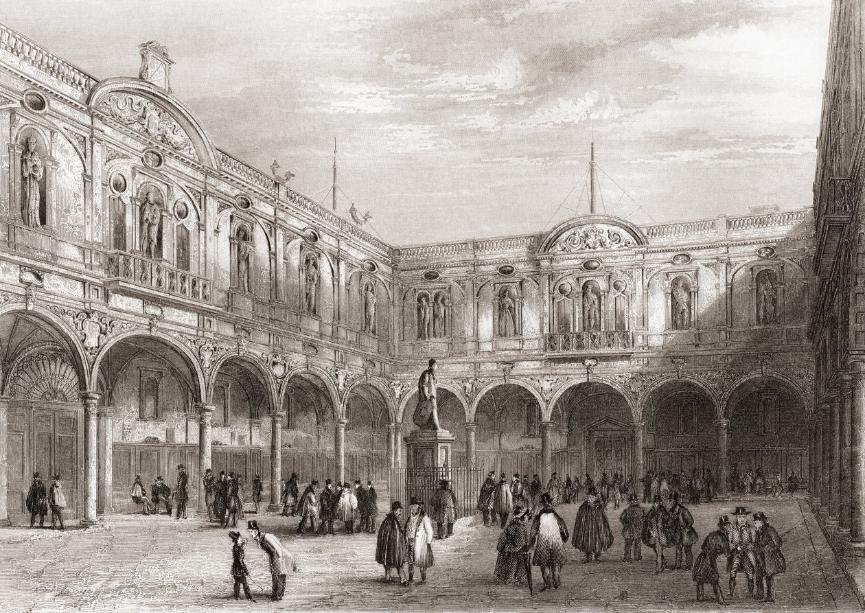 Royal Exchange, Londres, Inglaterra de English School