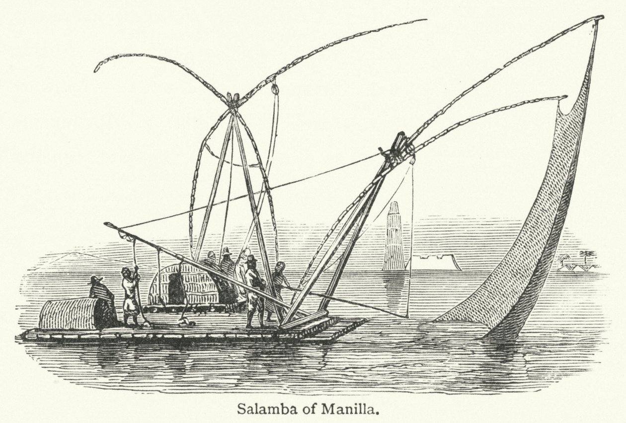 Salamba de Manilla (gravura) de English School
