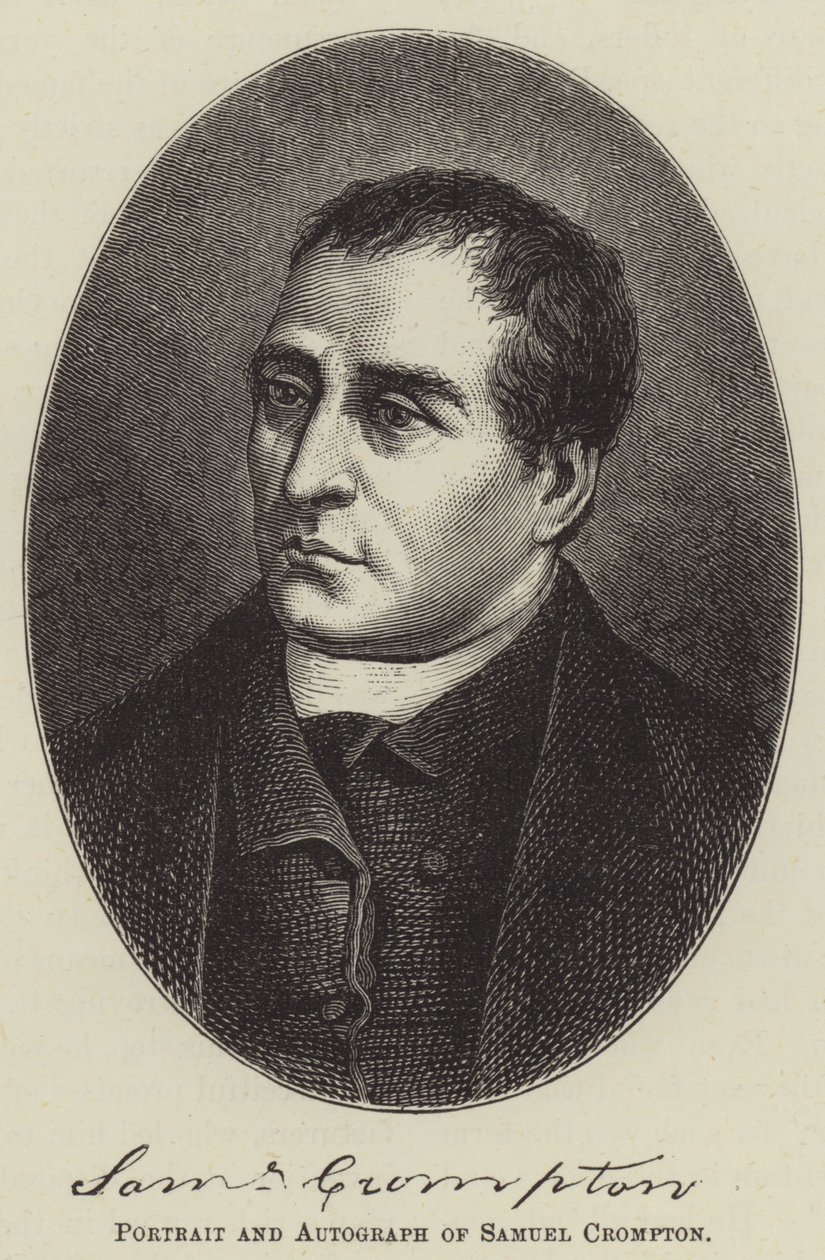 Samuel Crompton (gravura) de English School