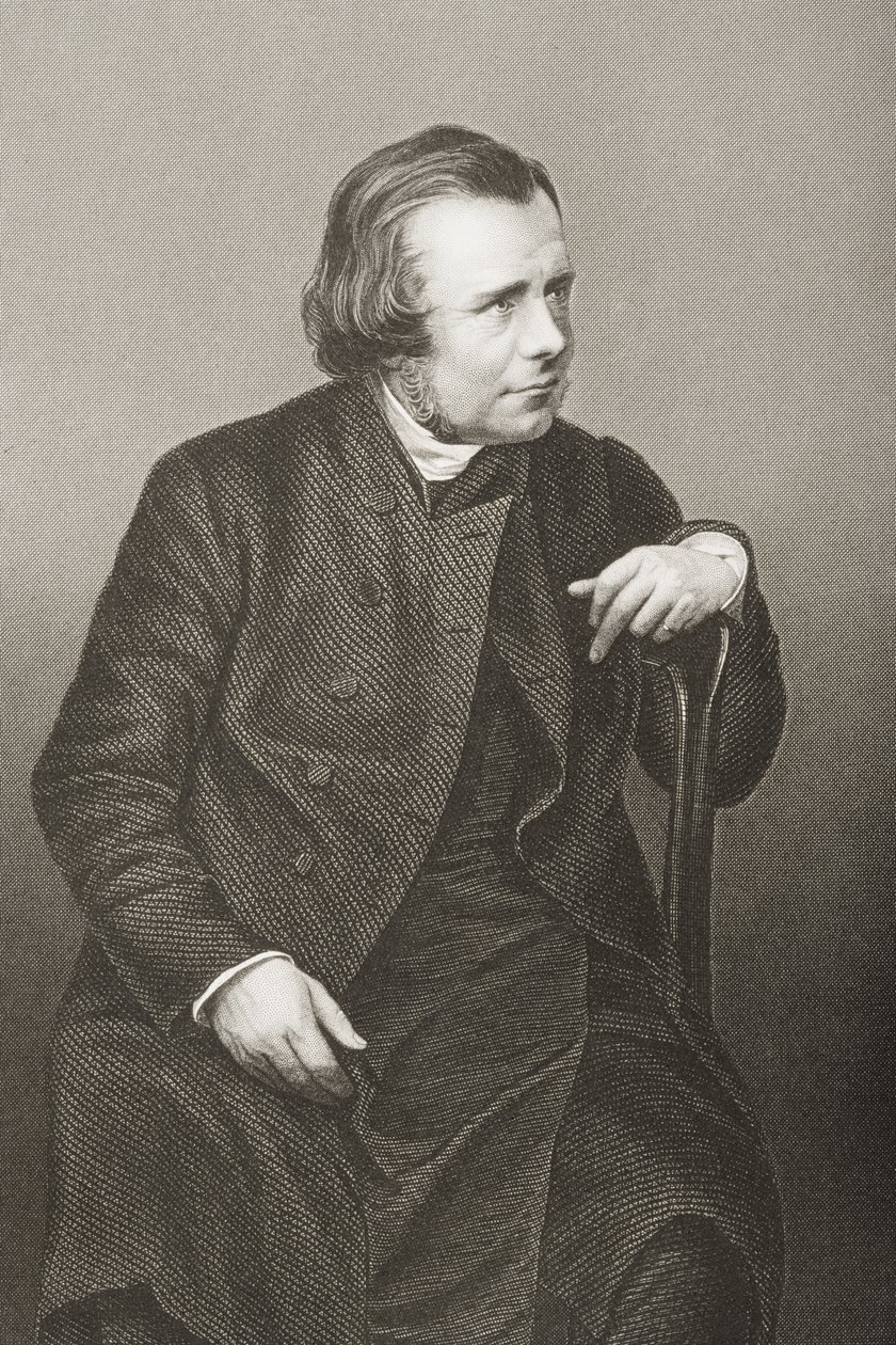 Samuel Wilberforce (1805-73) (lito) de English School