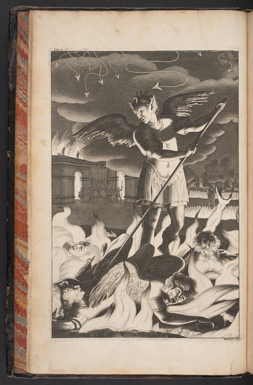 Satanás de Paraíso Perdido de John Milton de English School