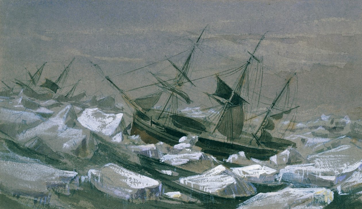 Envio de James Clark Ross com os navios 