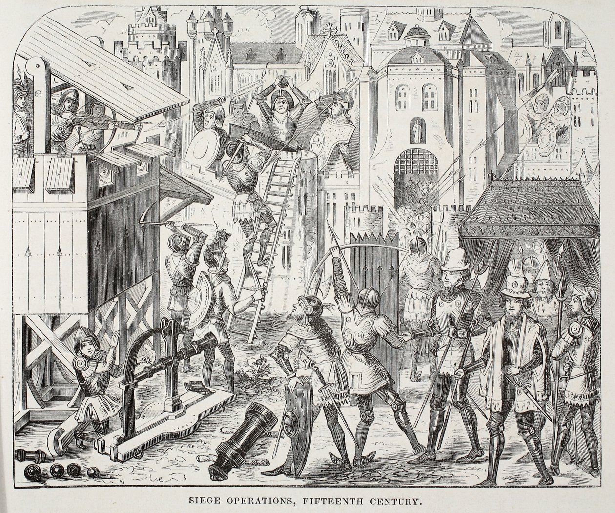 Operações de cerco, século XV de English School