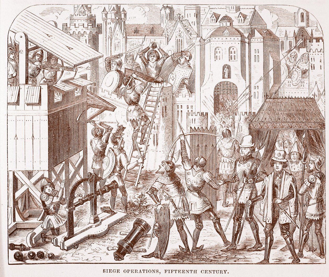 Operações de cerco, século XV de English School