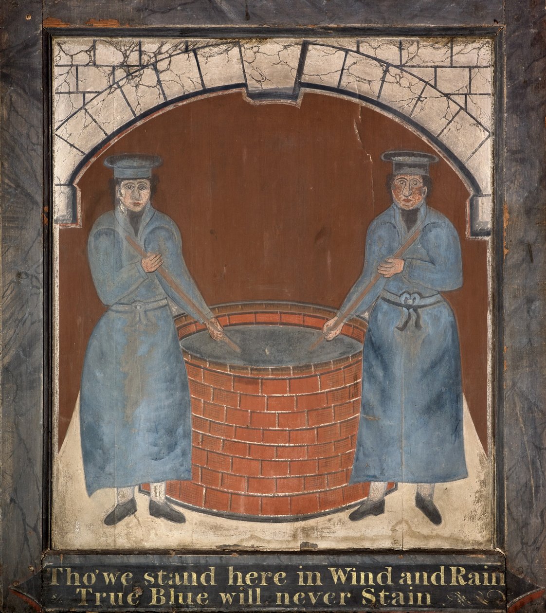 Assine para a pensão dos "meninos azuis", final dos 1700s de English School
