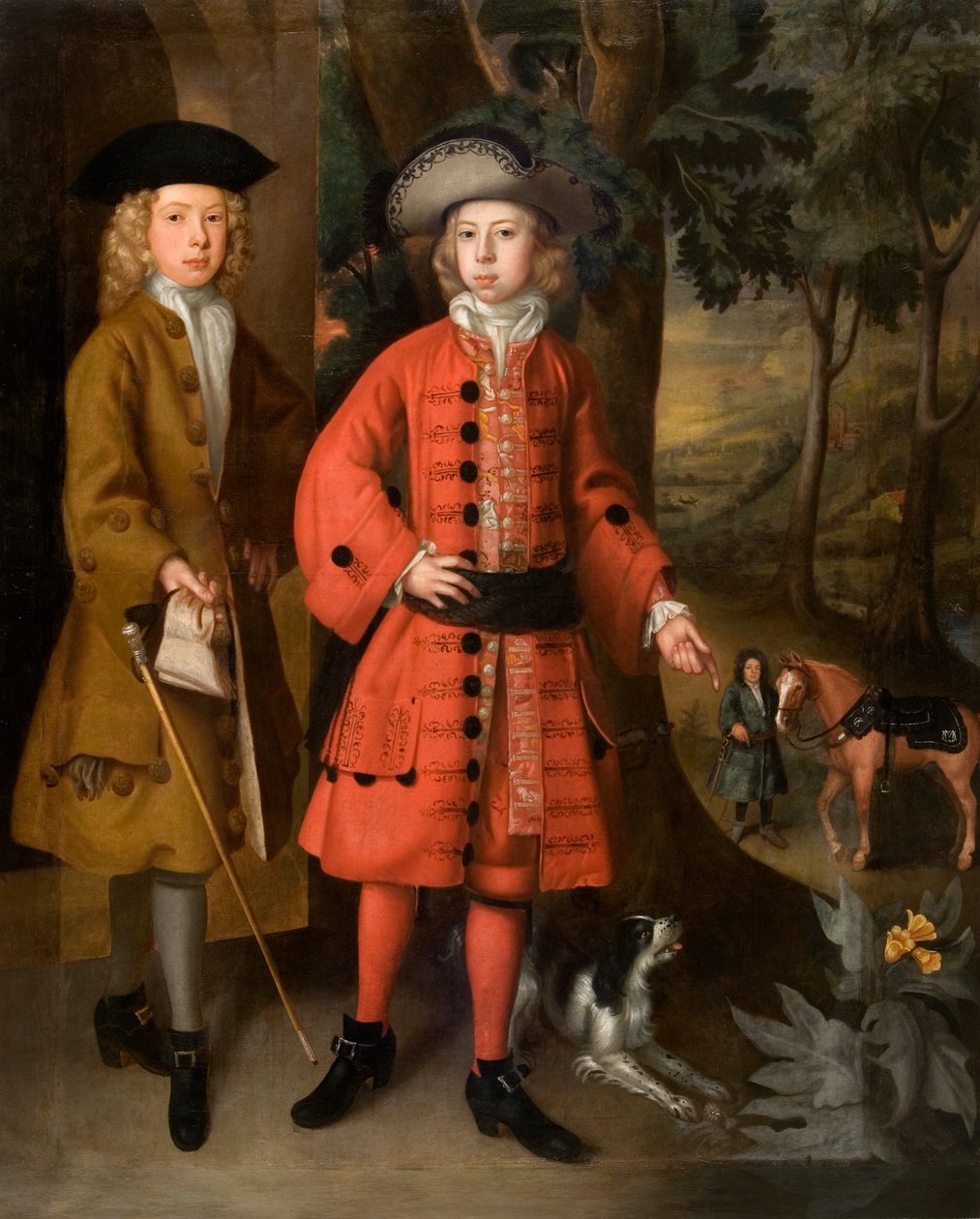 Sir Charles Kemeys, possivelmente com William Morgan (óleo sobre painel) de English School