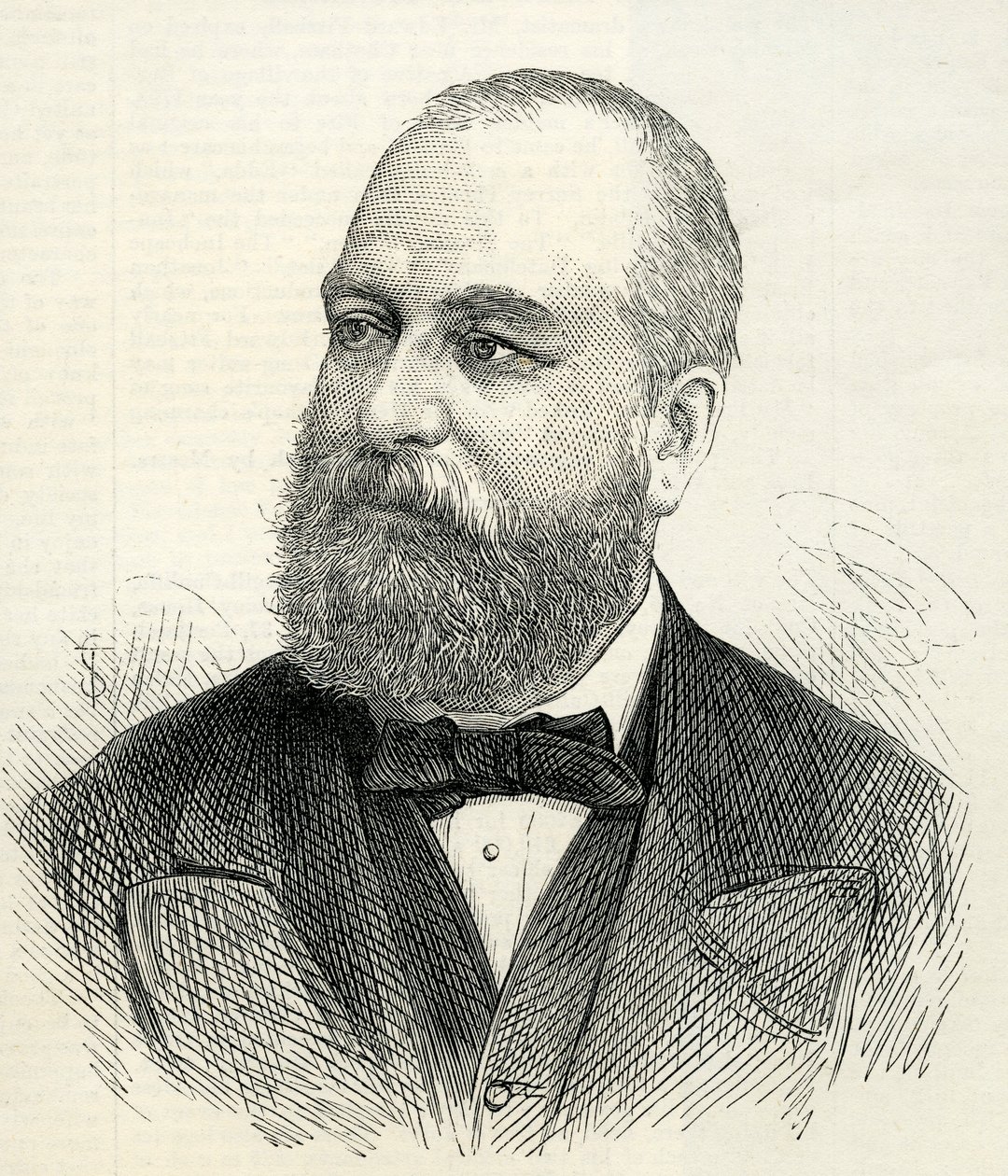Sir Francis Philip Cunliffe-Owen (1828-1894) de The Illustrated London News, 8 de novembro de 1873 de English School