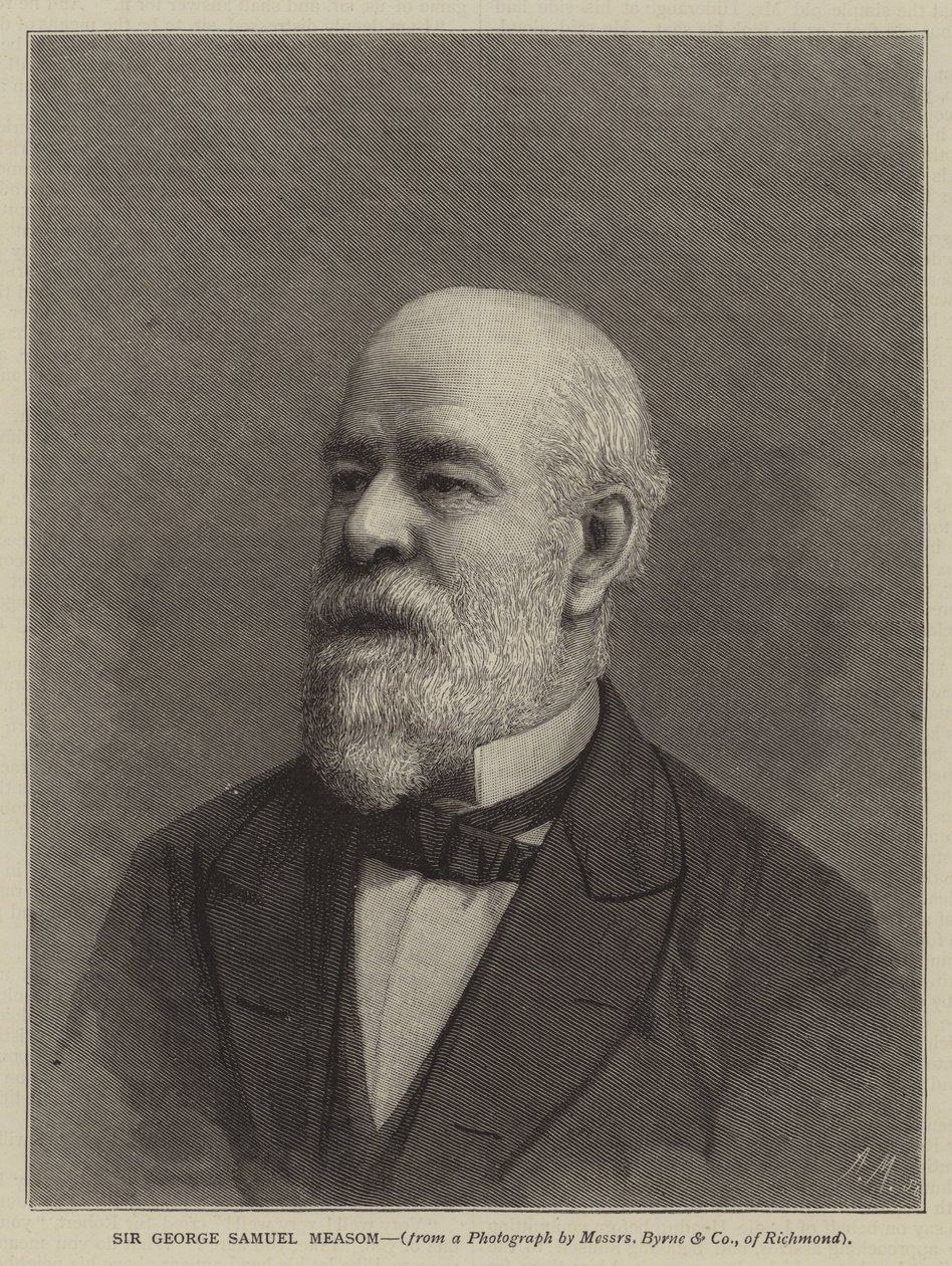 Sir George Samuel Measom (gravura) de English School