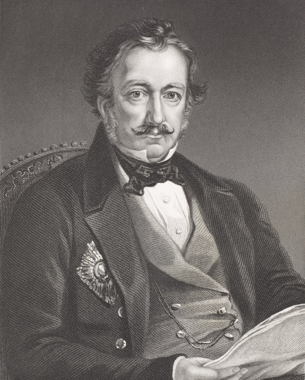 Sir Henry Pottinger, da &39;Gallery of Historical Portraits&39;, publicado em 1880 de English School