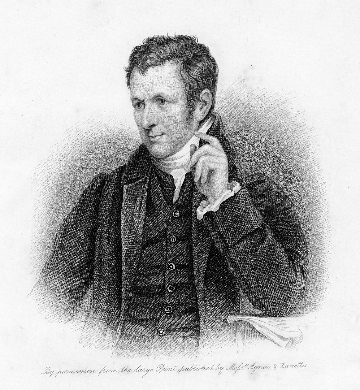 Sir Humphrey Davy, gravado por Samuel Freeman de English School
