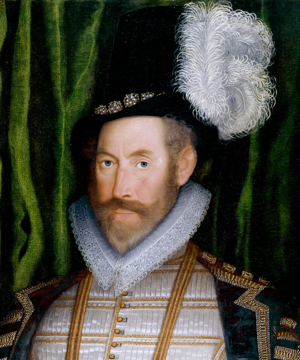 Sir Jerome Bowes (óleo sobre tela) (detalhe de 369467) de English School