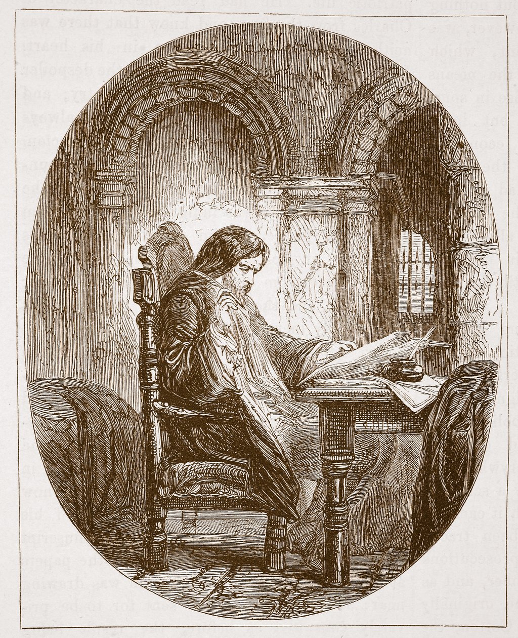 Sir John Eliot na prisão de English School