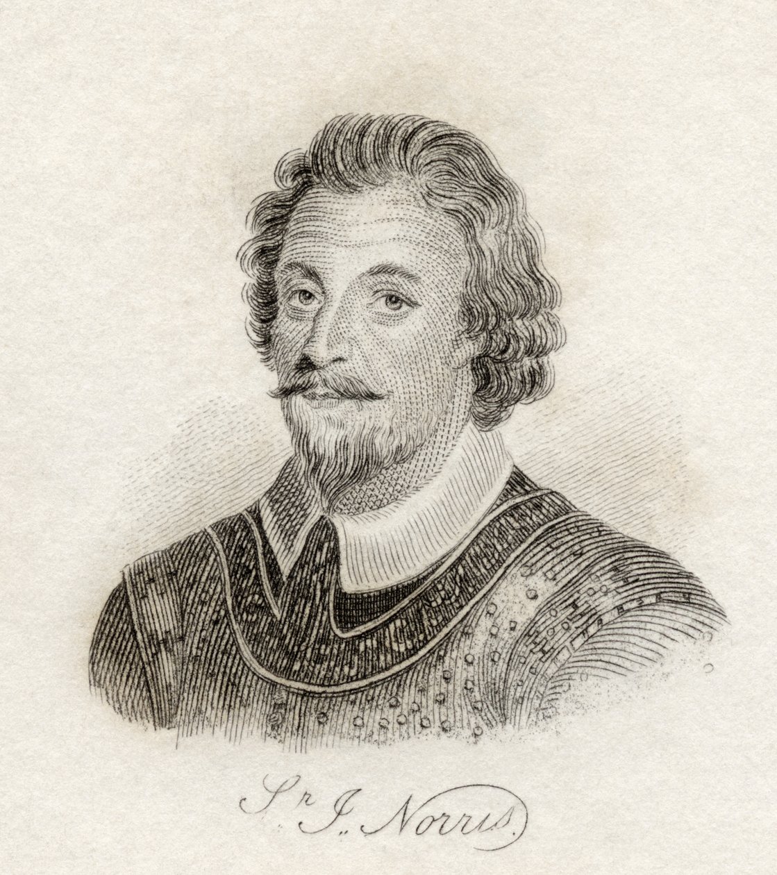 Sir John Norris, do &39;Crabb&39;s Historical Dictionary&39;, publicado em 1825 de English School