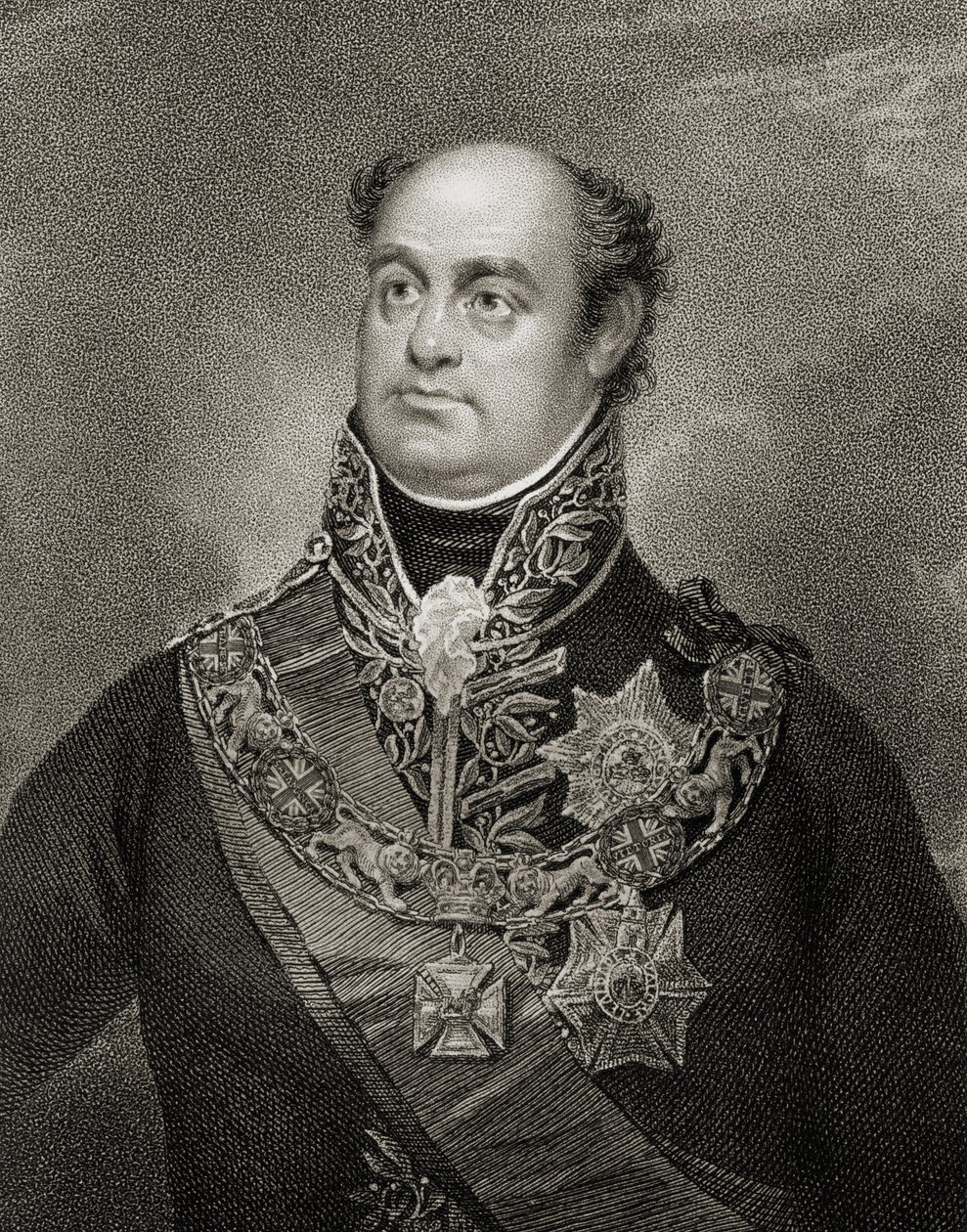 Sir William Carr Beresford (1768-1854) (gravura) de English School
