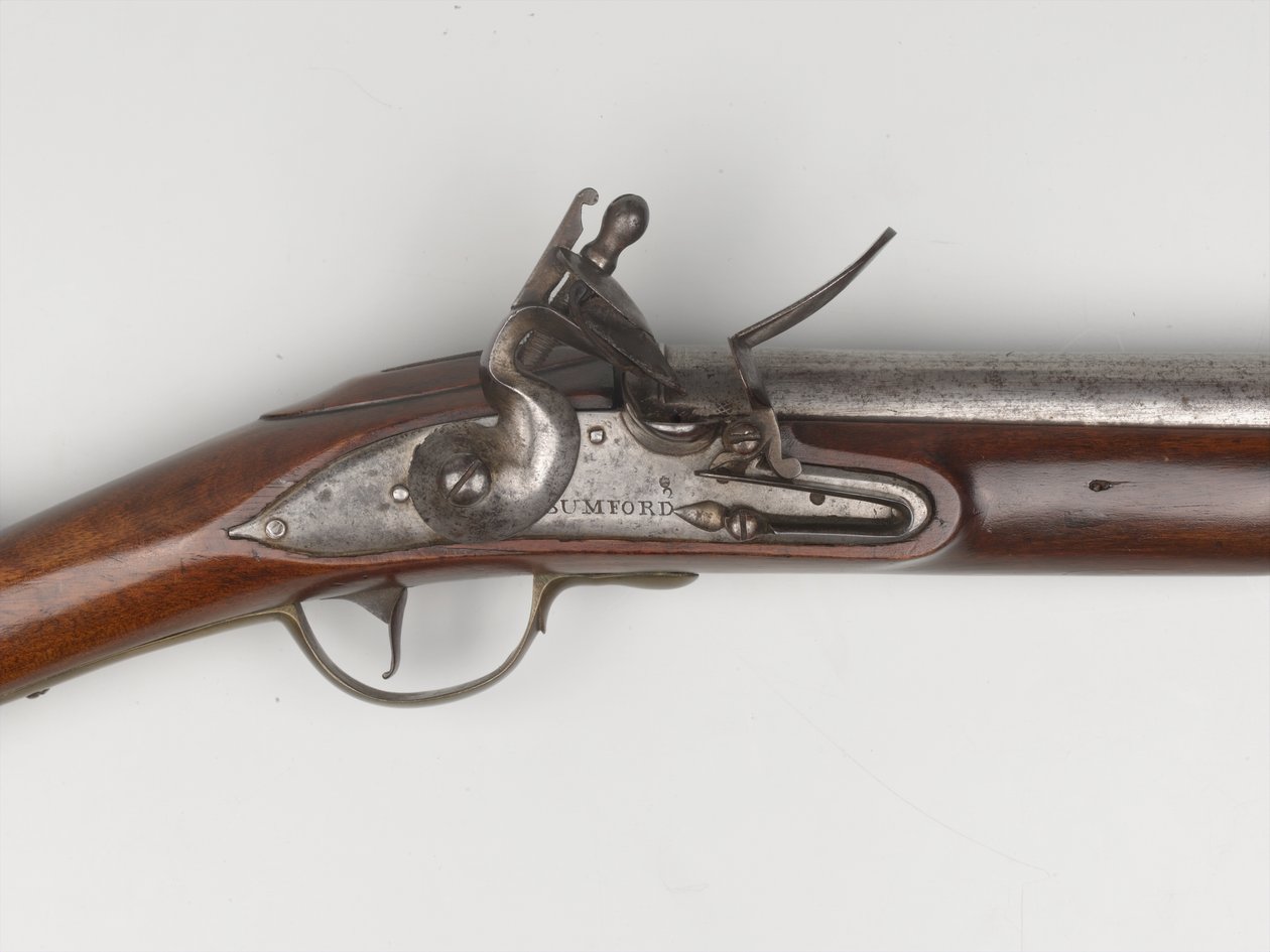 Pequeno almíscar com barril de ferro, 1751 por volta de English School