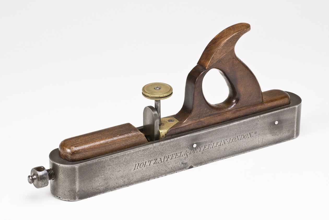 Avião Smiths, c.1804-27 (faia, latão e aço fundido) de English School