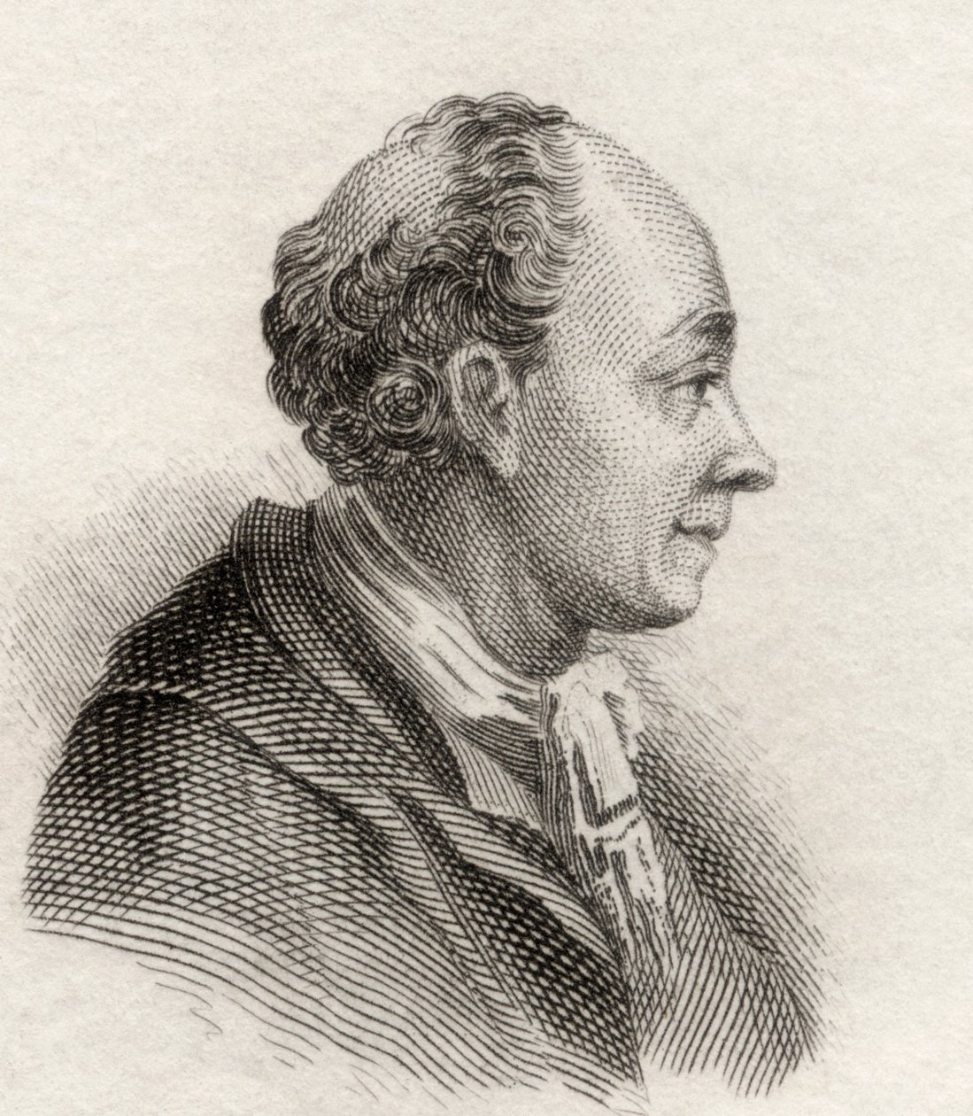 Solomon Gessner, do &39;Crabb&39;s Historical Dictionary&39;, publicado em 1825 de English School
