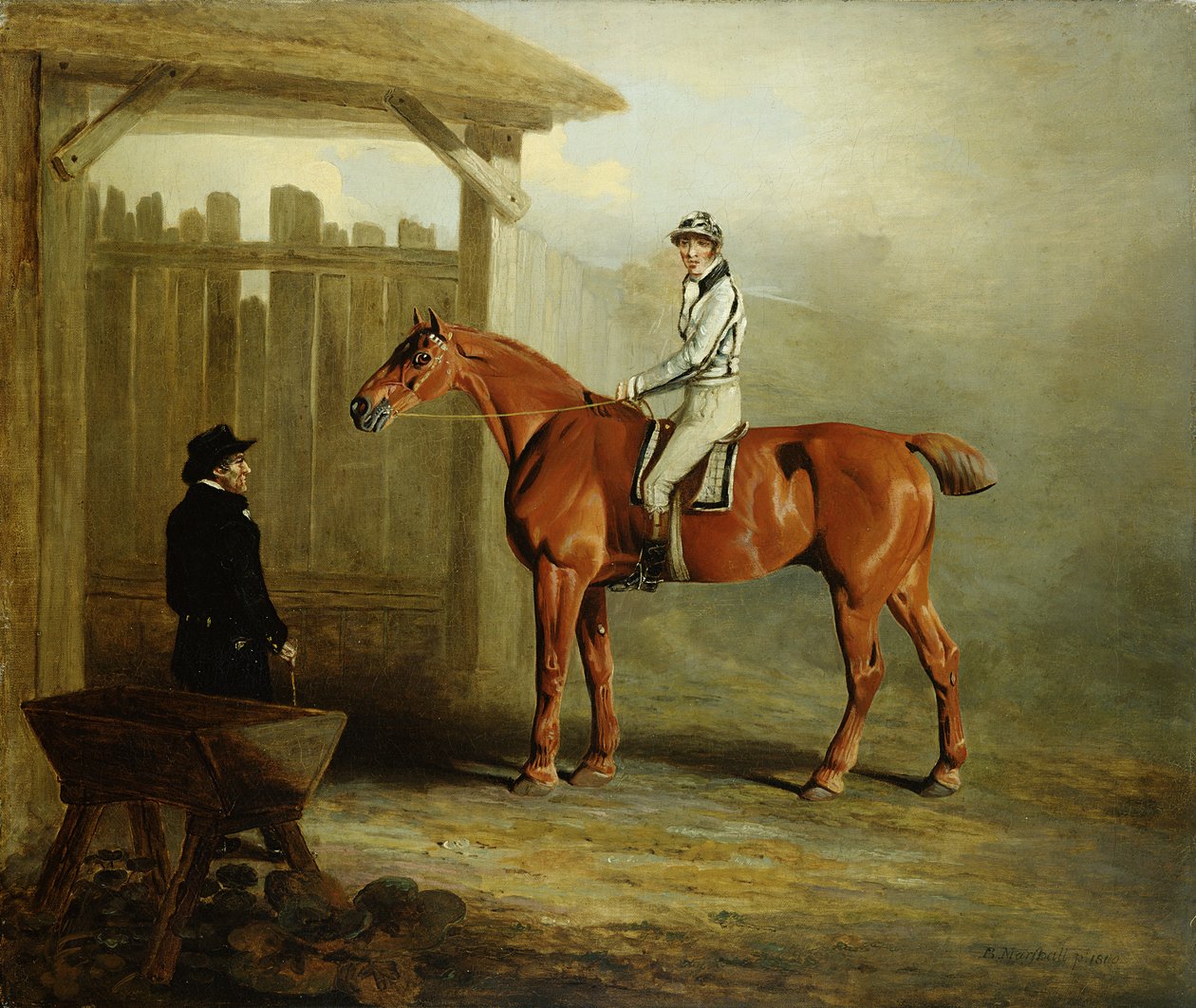 Adivinho, Vencedor do St. Leger 1811 (óleo sobre tela) de English School