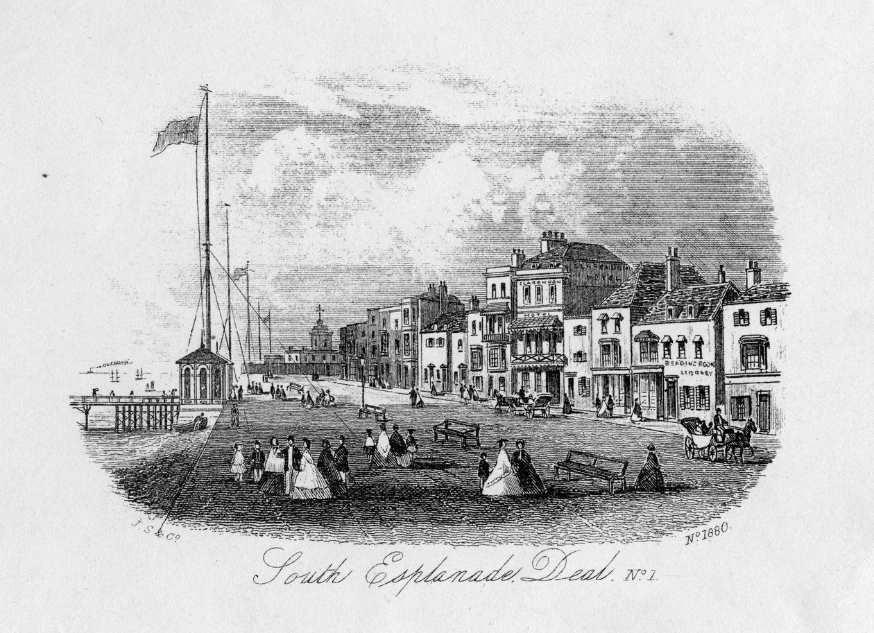 South Esplanade, Deal (gravura) de English School