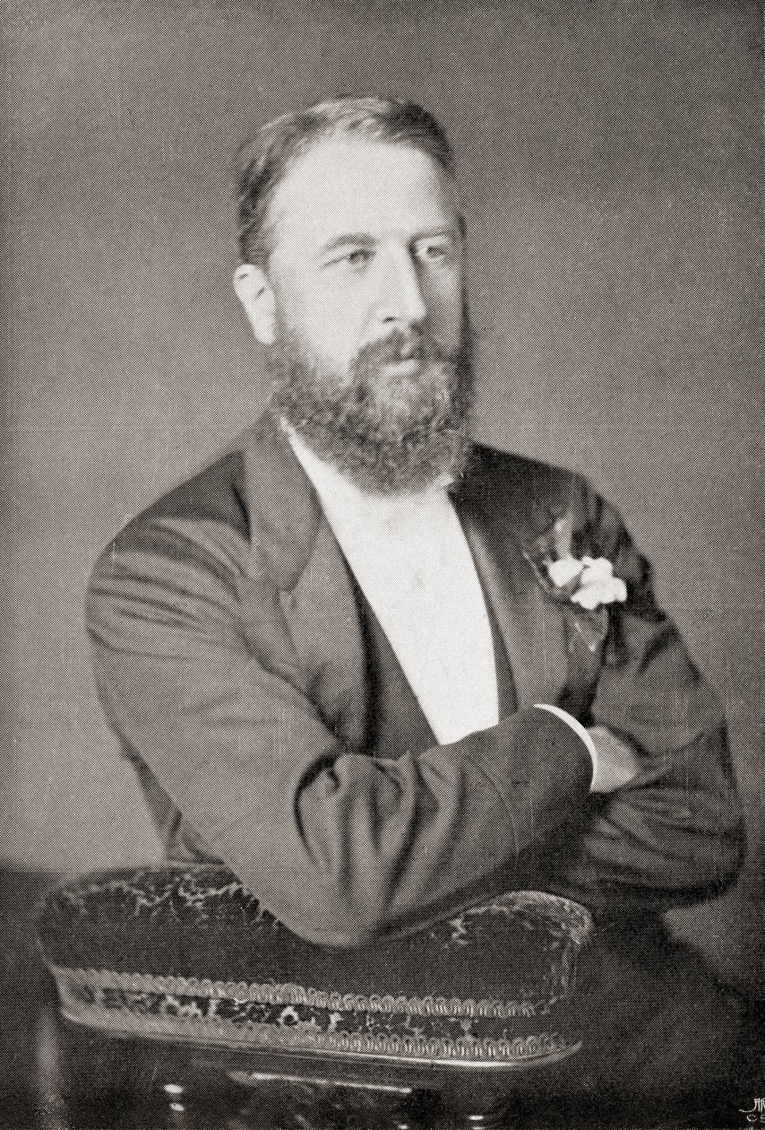 Spencer Compton Cavendish, de &39;Gladstone: The Man and the Statesman&39;, de David Williamson, publicado em 1898 (lito) de English School
