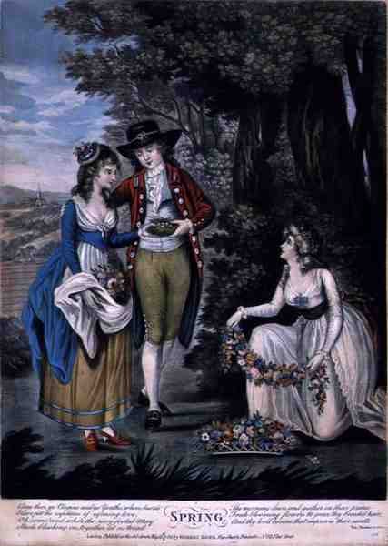 Primavera, pub. por Robert Sayer de English School