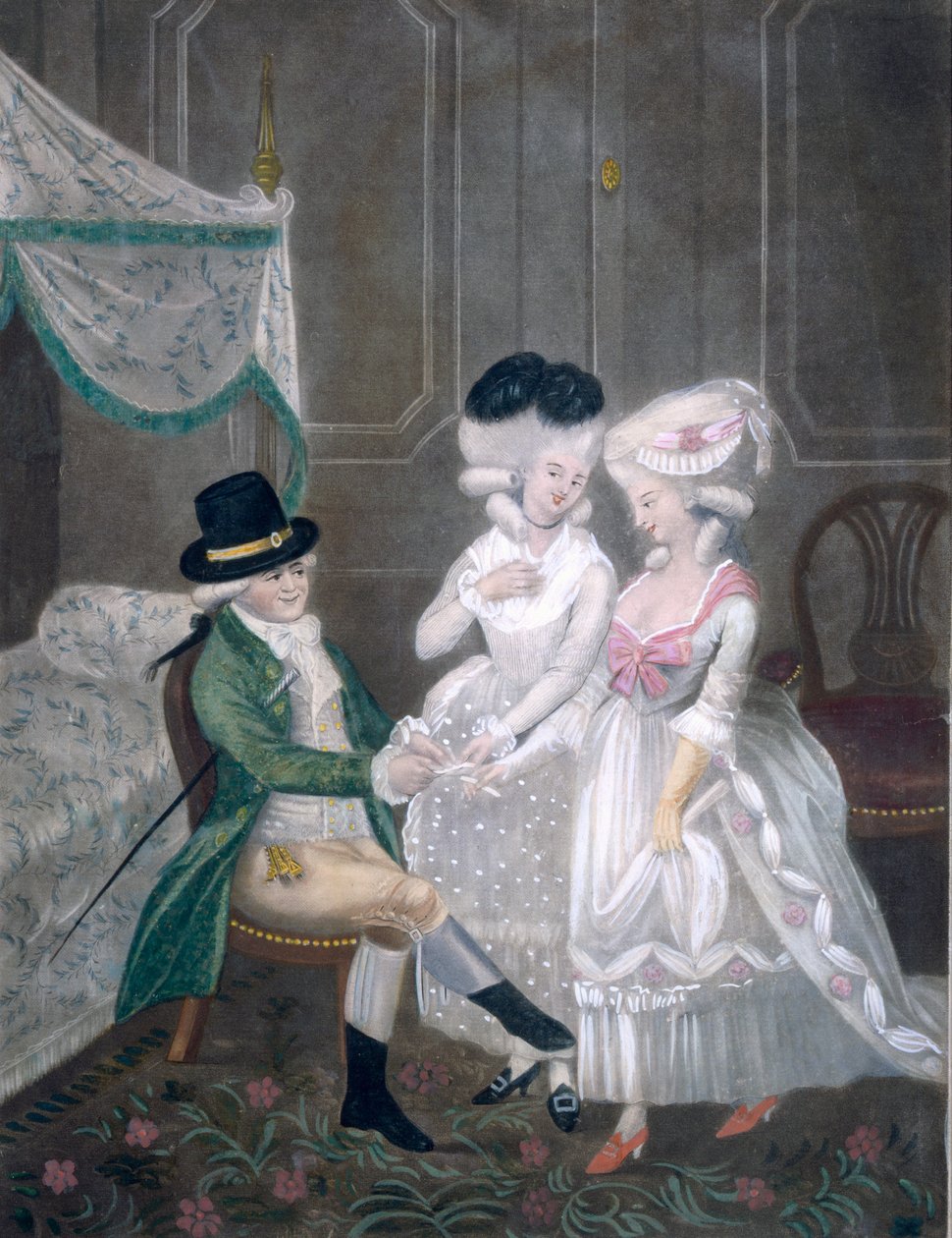 Sr. Timothy Thicketts primeiro reel a Londres, ou, as belezas dos reis lugar, atraindo lotes para um, 1781 de English School
