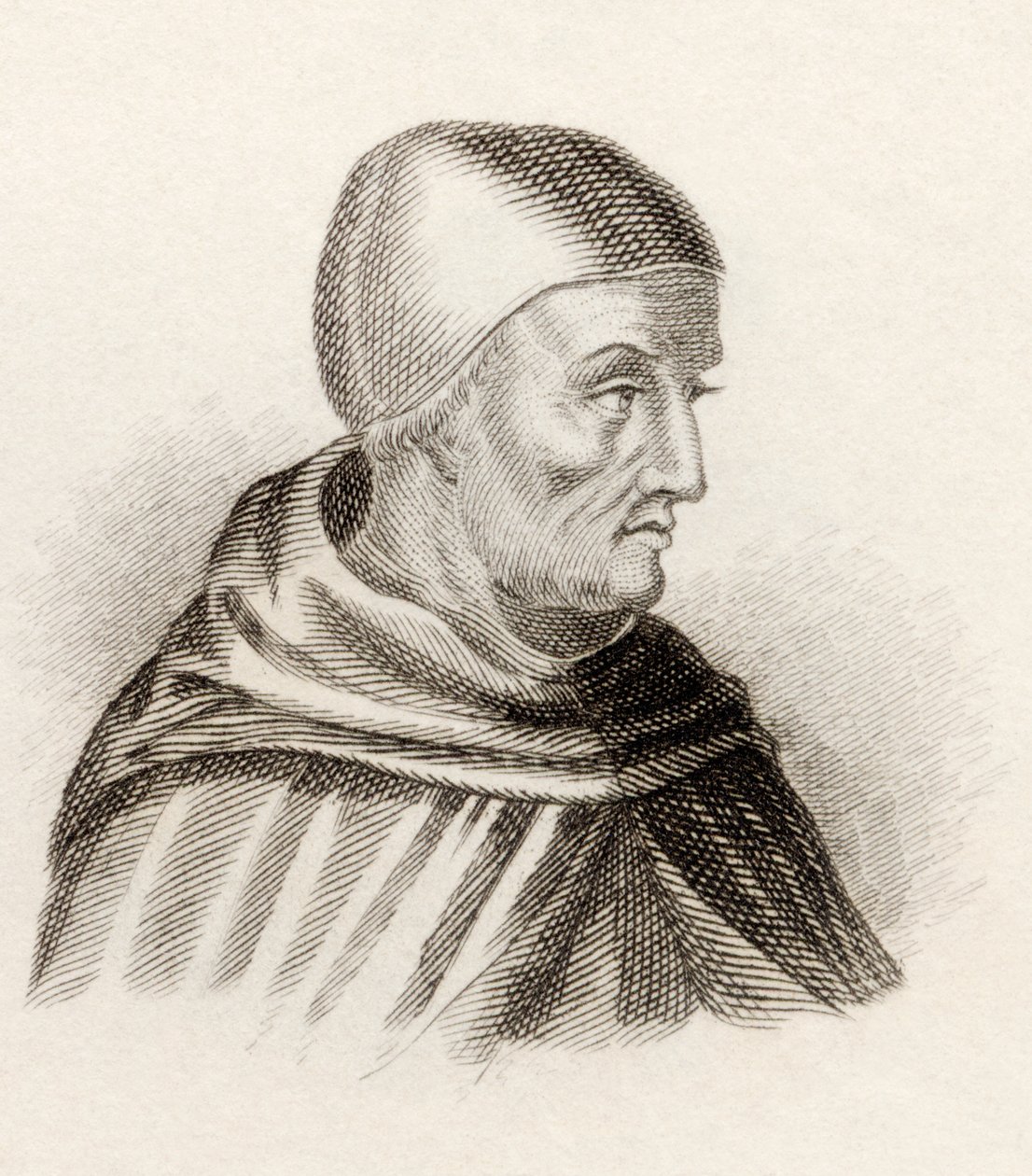St. Albertus Magnus, do &39;Crabbes Historical Dictionary&39;, publicado em 1825 de English School