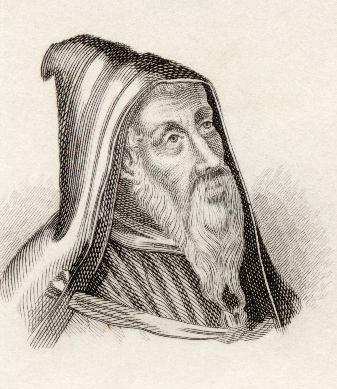 Santo Agostinho de Hipona, de &39;Crabbes Historical Dictionary&39;, publicado em 1825 (lito) de English School