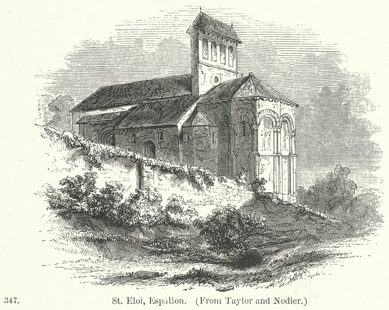 Santo Elói, Espalhão (gravura) de English School