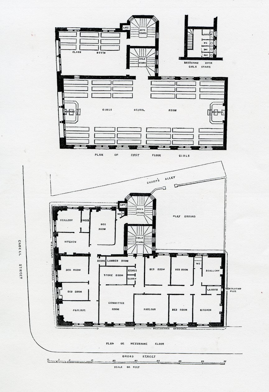 St Giles &39;Schools Endell Street de English School