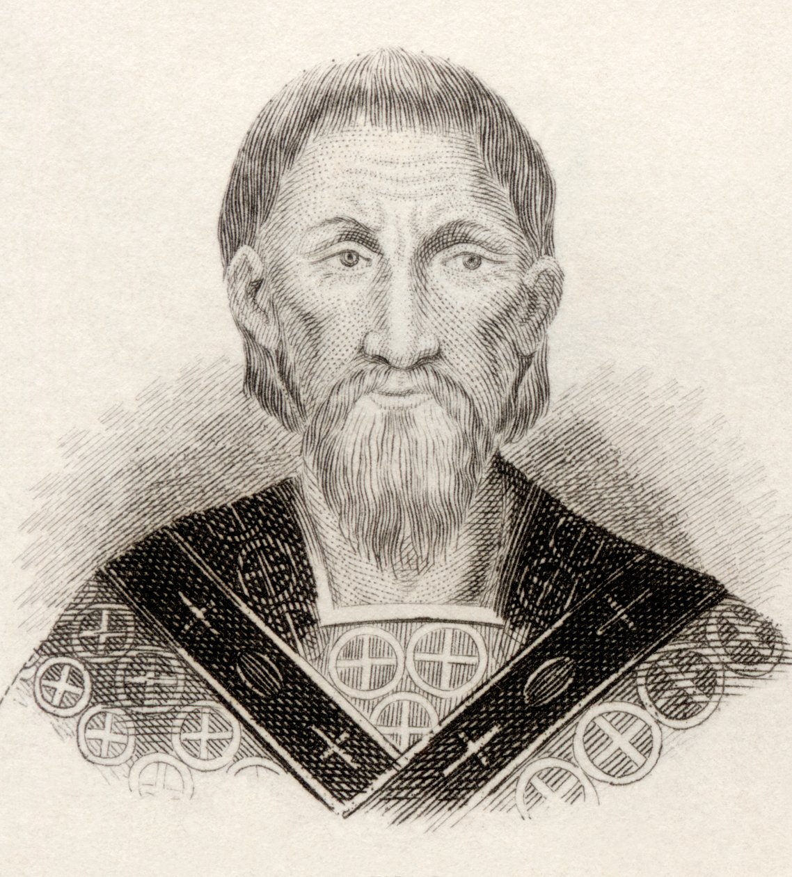 São João Crisóstomo, do &39;Crabbes Historical Dictionary&39;, publicado em 1825 de English School