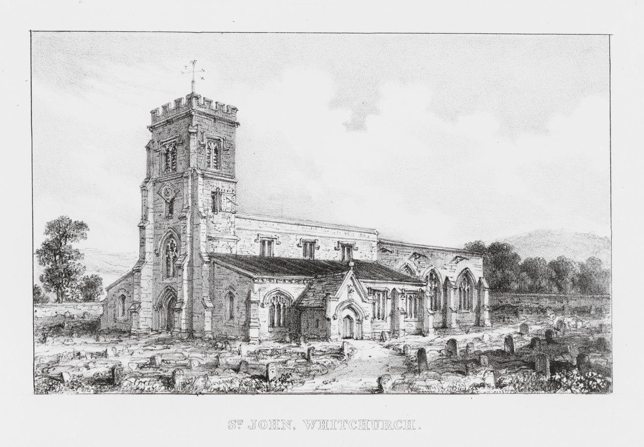 São João, Whitchurch (gravura) de English School